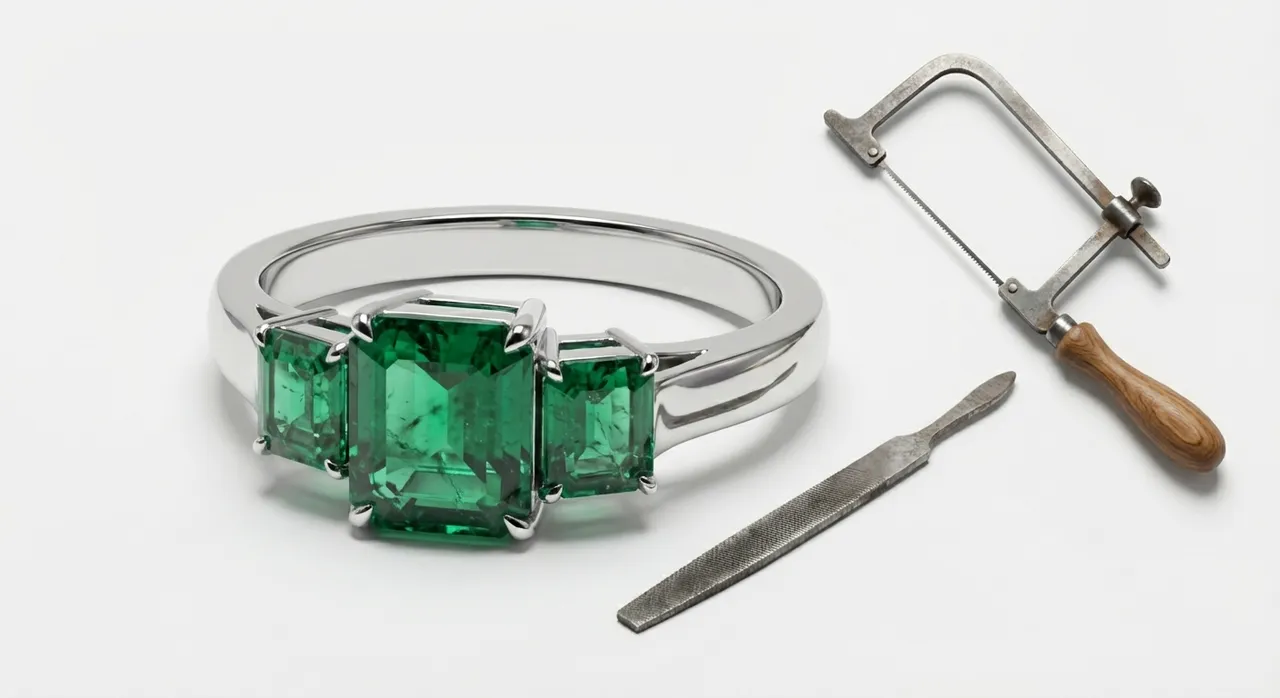 Engagement ring resizing guide by Lily Dia Jewellery