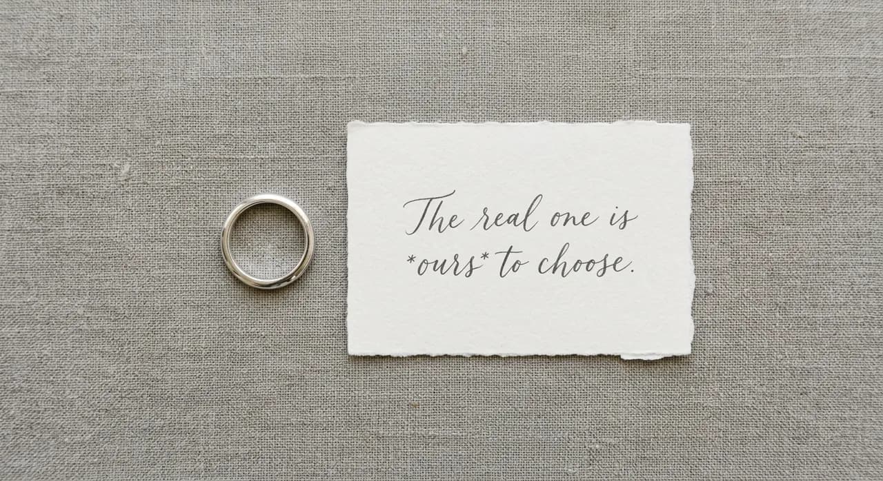 Placeholder proposal ring and note for choosing the real engagement ring together by Lily Dia Jewellery