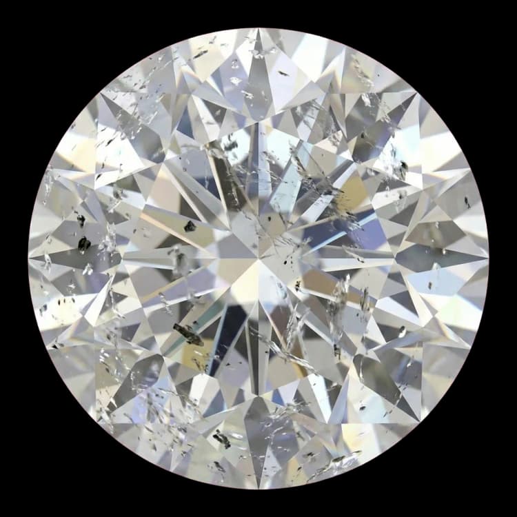 Diamond inclusions under magnification by Lily Dia Jewellery