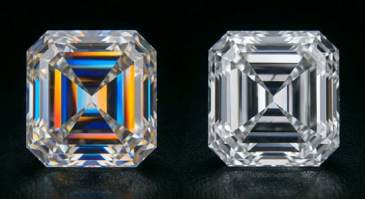 Natural diamond vs lab-grown diamond vs moissanite stones by Lily Dia Jewellery