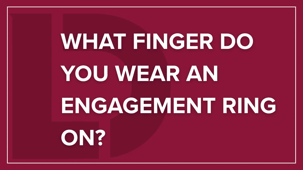 Engagement ring finger traditions and left hand ring finger by Lily Dia Jewellery