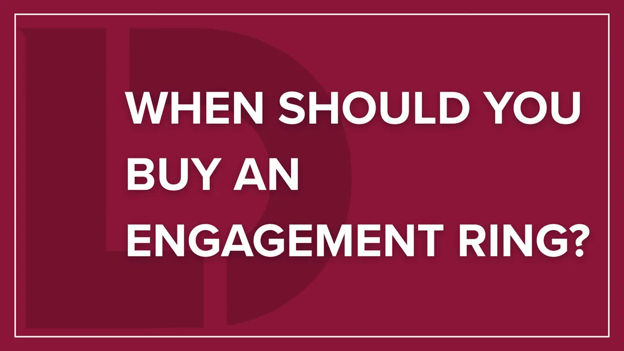 Best time to buy an engagement ring guide by Lily Dia Jewellery